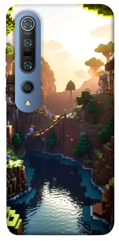 Чохол на Xiaomi Mi 10 / Mi 10 Pro Minecraft sunset фото 1 з 1