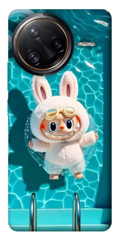 Чохол на Xiaomi Poco F7 Pro Labubu in the pool ver.2 фото 1 з 1