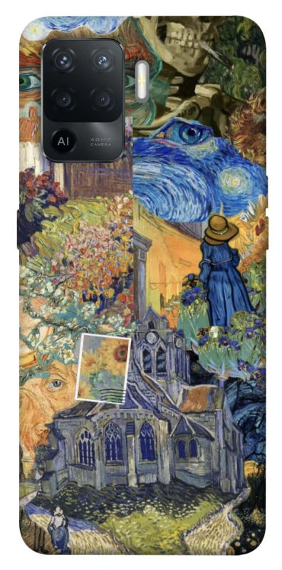 Чохол на Oppo Reno 5 Lite Van Gogh collage фото 1 з 1