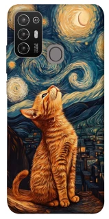 Чохол на ZTE Blade A52 van gogh cat фото 1 з 1