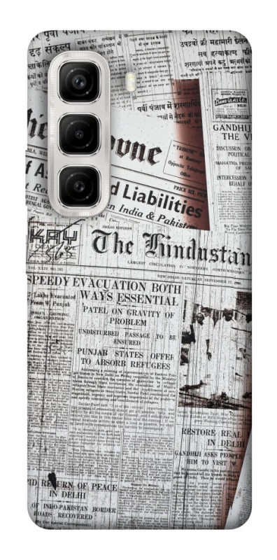 Чохол на Infinix Hot 50 4G Газети фото 1 з 1