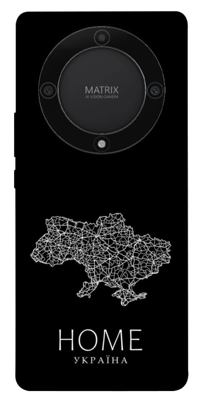 Чехол на Huawei Magic5 Lite Ukraine black map фото 1 из 1