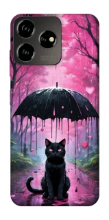 Чехол на ZTE Blade V50 Design 4G Black cat фото 1 из 1