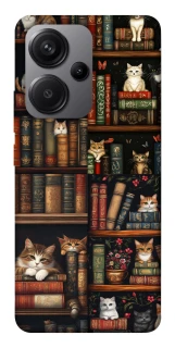 Чехол на Xiaomi Redmi Note 13 Pro+ Cats & Books фото 1 из 1