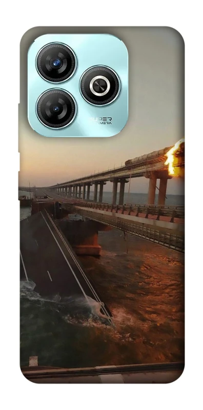 Чохол на ZTE Blade A75 4G Кримський міст втомився фото 1 з 1