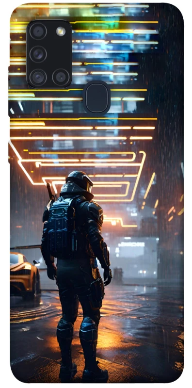 Чохол на Samsung Galaxy A21s Cyber character фото 1 з 1