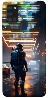 Чехол на Samsung Galaxy A21s Cyber character фото 1 из 1