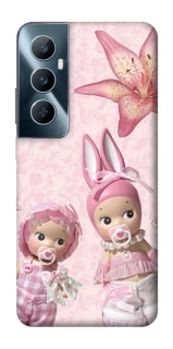 Чехол на Realme C65 4G Vintage Blossom Twins фото 1 из 1