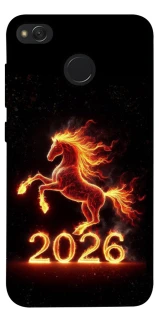 Чехол на Xiaomi Redmi 4X Red Fire Horse ver.1 фото 1 из 1