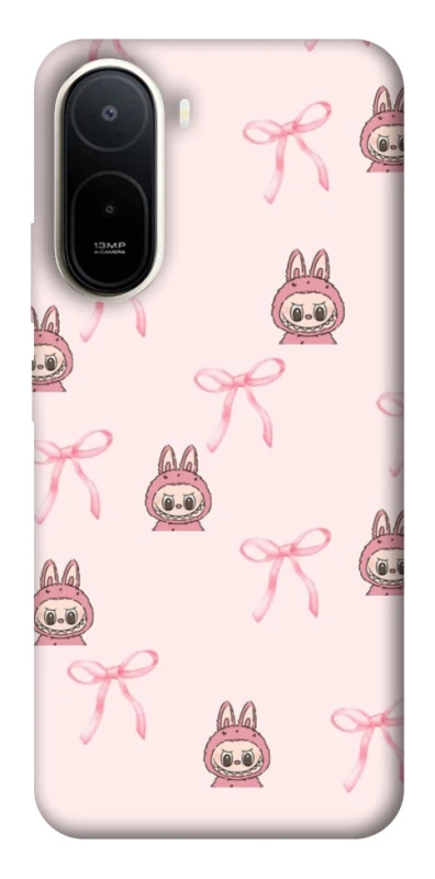 Чохол на Xiaomi Redmi A7 Pro 4G Pink bows and Labubus фото 2 з 2