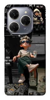 Чехол на TECNO Spark 20 Pro WHAT they think фото 1 из 1