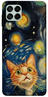 Чехол на Samsung Galaxy M53 5G paint cat фото 1 из 1