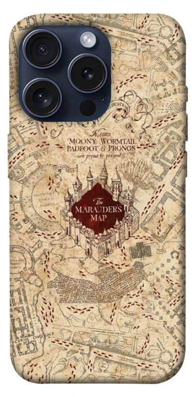 Чохол на Apple iPhone 15 Pro (6.1") Harry Potter Marauder's Map фото 1 з 1