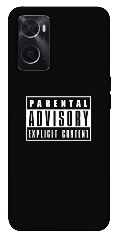 Чохол на Oppo A76 4G Parental Advisory Label фото 1 з 1