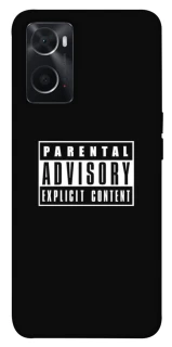 Чохол на Oppo A76 4G Parental Advisory Label фото 1 з 1