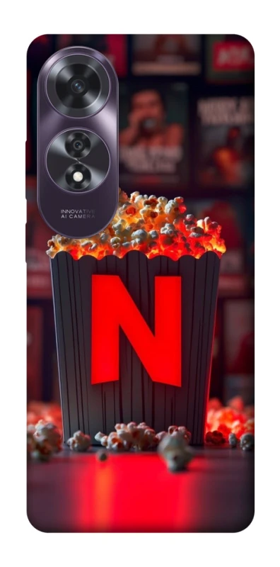 Чохол на Oppo A60 Netflix and popcorn фото 1 з 1