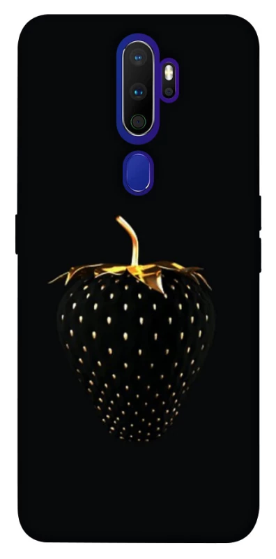 Чехол на Oppo A5 (2020) / Oppo A9 (2020) Черная клубника фото 1 из 1