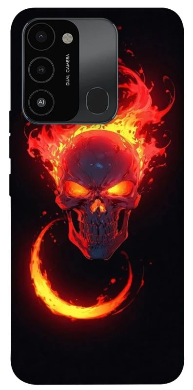 Чехол на TECNO Spark 8C Blood Skull фото 1 из 1