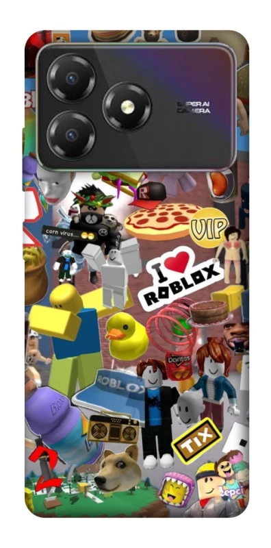 Чехол на ZTE Blade A36 Roblox collage ver.5 фото 1 из 1