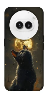 Чохол на Nothing Phone (2a) Кіт під місяцем v2 фото 1 з 1