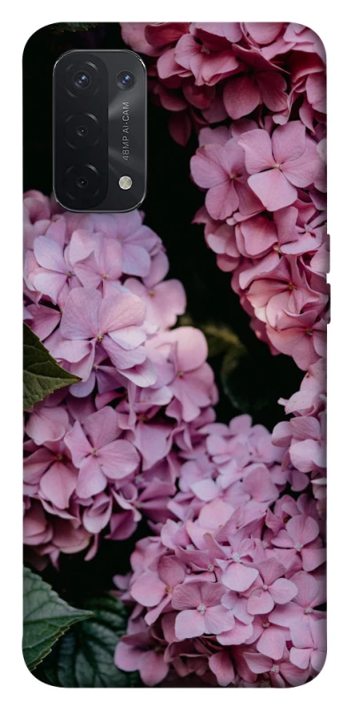 Чохол на Oppo A54 5G / A74 5G Рожеві гартензії фото 1 з 1