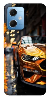 Чохол на Xiaomi Poco X5 5G Golden sports car фото 1 з 1