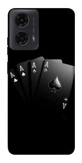 Чехол на Motorola Moto G04 Black Cards фото 1 из 1