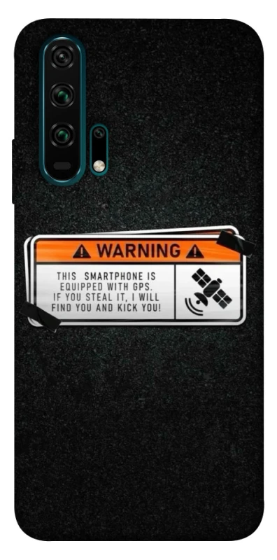 Чохол на Huawei Honor 20 Pro Warning фото 1 з 1