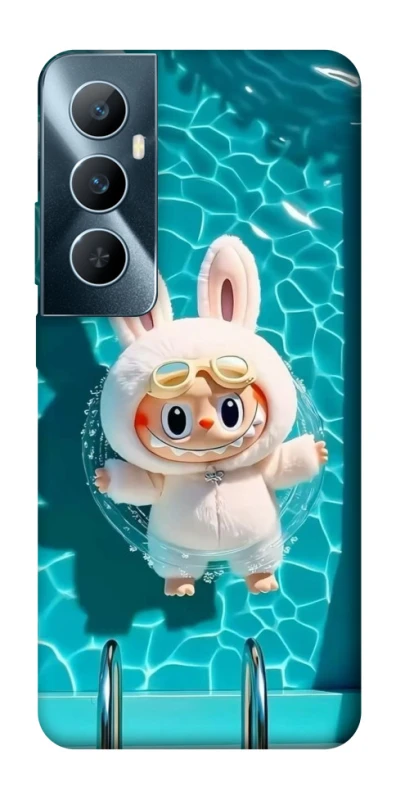 Чохол на Realme C65 4G Labubu in the pool ver.2 фото 1 з 1