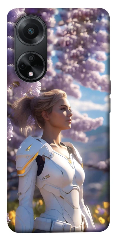 Чохол на Oppo A58 4G Cyber space girl ver.1 фото 1 з 1
