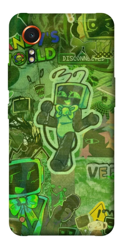 Чохол на Samsung Galaxy Xcover7 Dandysworld tv green theme фото 1 з 1
