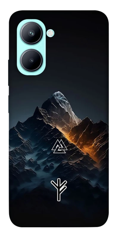 Чехол на Realme C33 Руны в горах фото 1 из 1