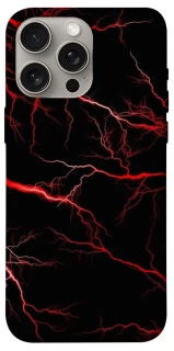 Чехол на Apple iPhone 15 Pro Max (6.7") Красная молния фото 1 из 1