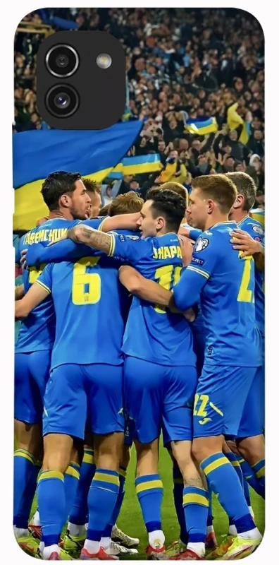 Чехол на Samsung Galaxy A03 Сборная Украины v3 фото 1 из 1