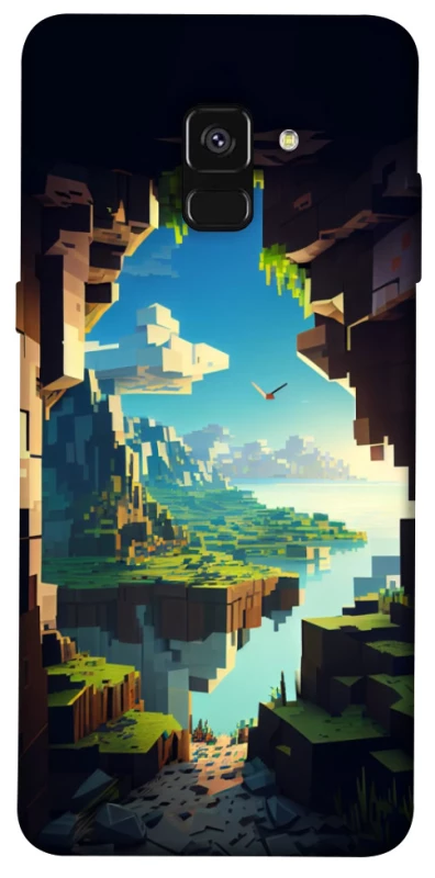 Чохол на Samsung A530 Galaxy A8 (2018) Minecraft sunrise фото 1 з 1
