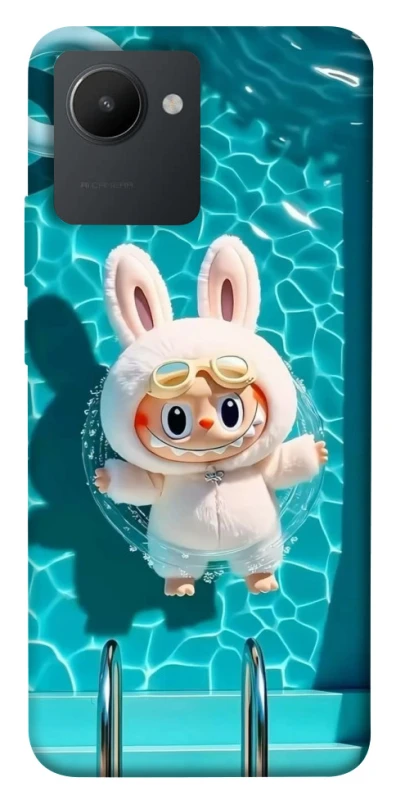 Чохол на Realme C30s Labubu in the pool ver.2 фото 1 з 1