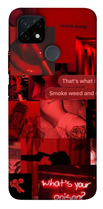 Чохол на Realme C12 Love collage ver.1 фото 1 з 1