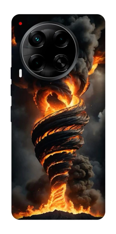 Чехол на TECNO Camon 30 (CL6) Огненный торнадо фото 1 из 1