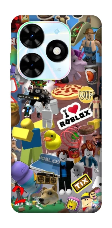 Чехол на TECNO Spark Go 2024 Roblox collage ver.5 фото 1 из 1