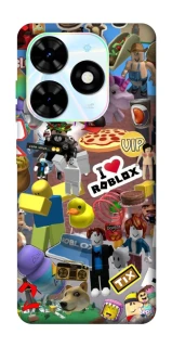 Чехол на TECNO Spark Go 2024 Roblox collage ver.5 фото 1 из 1