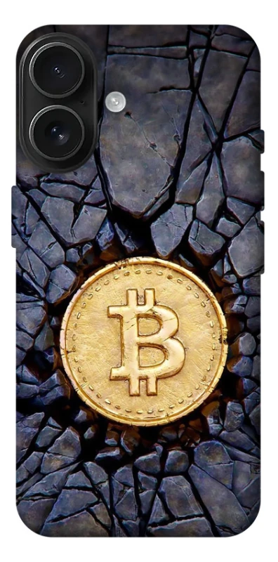 Чохол на Apple iPhone 17 (6.3") Bitcoin cracks фото 1 з 1