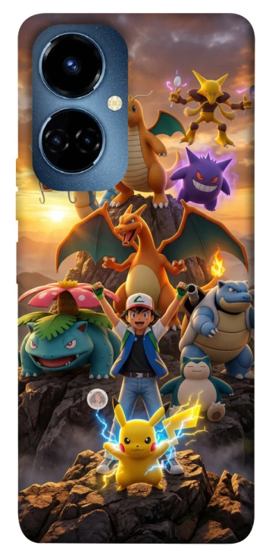 Чехол на TECNO Camon 19 Pokemon фото 1 из 1