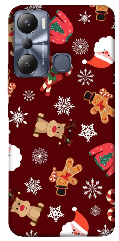 Чохол на Infinix Hot 20i Новорічний v6 фото 1 з 1