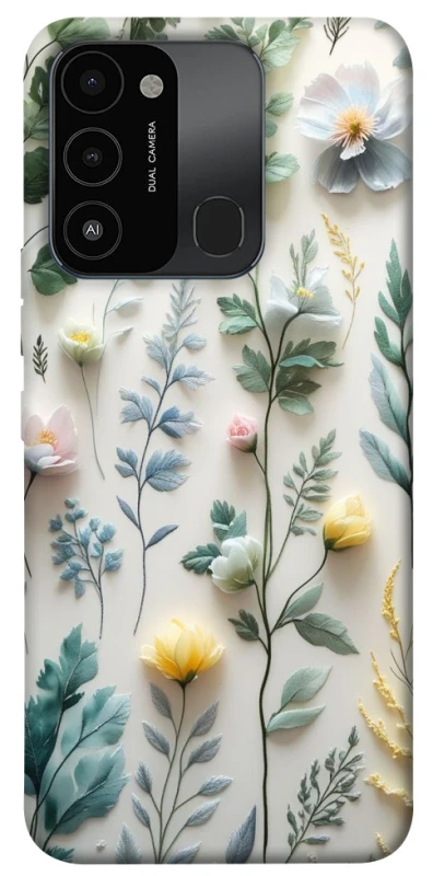 Чехол на TECNO Spark 8C Floral design ver.4 фото 1 из 1