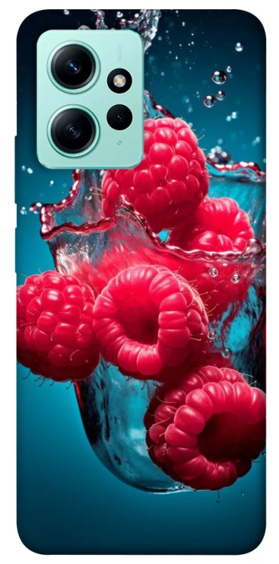 Чехол на Xiaomi Redmi Note 12 4G Малинка в воде фото 1 из 1