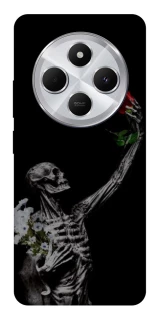 Чехол на Xiaomi Redmi 14C / Poco C75 Skeleton vs Rose фото 1 из 1