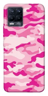 Чехол на Realme 8 camouflage pink фото 1 из 1