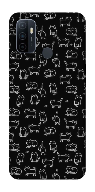Чохол на Oppo A53 / A32 / A33 Black Cats фото 1 Чохол на Oppo A53 / A32 / A33 Black Cats фото 1 з 1