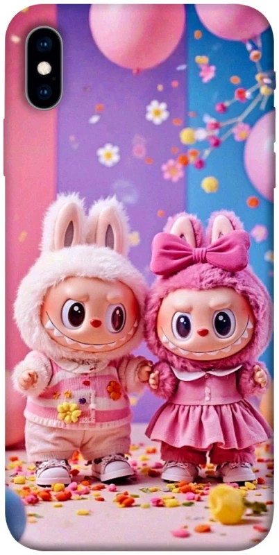 Чохол на Apple iPhone X (5.8") Labubu twins ver.2 фото 1 з 1