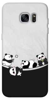 Чехол на Samsung G935F Galaxy S7 Edge Four pandas фото 1 из 1